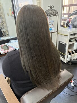 リジョイスヘア(REJOICE hair) 【REJOICE hair】オリーブカーキカラー☆GAMO