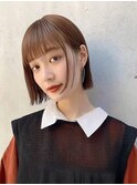 纏まりやすい美髪改善シンデレラトリートメント切りっぱなしボブ