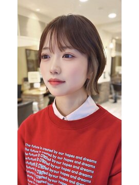 ヘアメイク シュシュ(Hair make chou chou) インナーカラー/ミニボブ/切りっぱなしボブ/外はねボブ/髪質改善