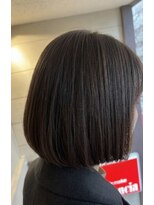 ヘアメイク フレンシア(hair make flencia)&nbsp;艶感たっぷりの内巻きワンカールボブ【144スタイル】
