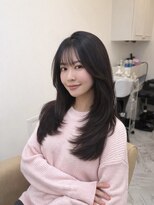 キューミー(Qmee) レイヤーカット 暗髪 ワンカール