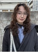 20代透明感パーマ◎ゆるふわパーマ×ミディアムレイヤー