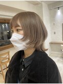 ウルフベージュ/ウルフカット/マッシュウルフ/ミルクティー