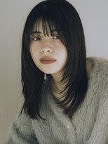 スリーランド(THREELAND)&nbsp;インナーカラー、ネイビーカラー、ボブ（山保）