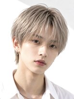 オーシャントーキョー(OCEAN TOKYO)&nbsp;メンズミルクティーベージュ×シースルーセンターパート