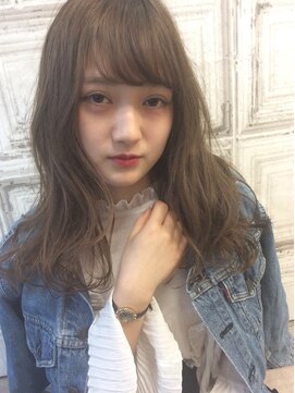 ミニム ヘアー(minim hair) 【minim hair×日比】透けるようなスモークブルー☆