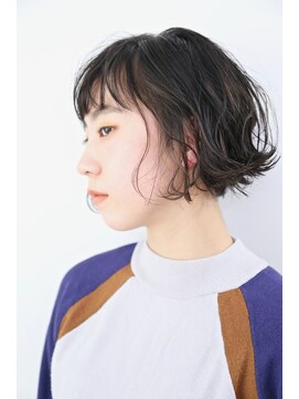 ツバメ ヘアー(TSUBAME HAIR) モードブラック×ウェーブボブ