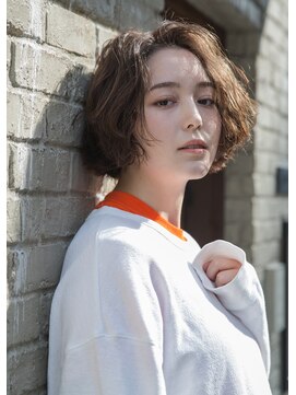 スミカ バイ マージ(Sumika. by merge) 《東住吉区/個室サロン》シア―ベージュ×アンニュイパーマ