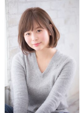 ジョエミバイアンアミ(joemi by Un ami) joemi新宿 ふんわりボブ 短すぎない 小顔 1カール 花野