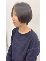ヘアーサロン ハイプ(HYPE) どなたでも似合わせ可能なグレージュショートボブ