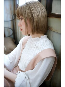 クレドガーデン 吉祥寺店(CRED GARDEN) くすみカラーオリーブベージュ×ナチュラル愛されボブ/吉祥寺