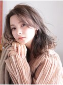 【柴田彩香】オフィスでも◎☆アッシュブラウン外ハネボブ