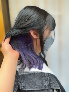 タミー 武蔵小杉(TAMMY) インナーカラー＋ブルーブラック担当【HIRO】イルミナカラー