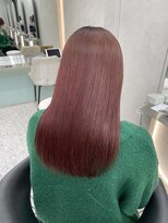 ロンド マーレ 天神大名店(Lond mare) ピンクブラウン/暖色カラー/カシスピンク/韓国ヘア/顔周りカット