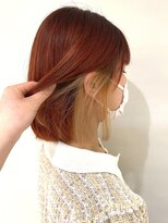 リリィ ヘアデザイン(LiLy hair design)&nbsp;Lilyミディアム/レッド系カラー