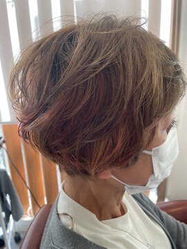 リベア トウキョウ 東大島店(Rever Tokyo) ショートボブ/ハイライト/明るめグレイ[東大島/東大島駅]