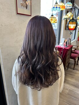 フェイバー 警固店(FAVOR) ピンクラベンダー/髪質改善/縮毛矯正/ブリーチなしカラー