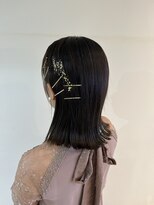 外ハネタイトアレンジ