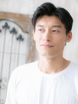 モッズヘア メン 上尾東口店(mod's hair men) 30代40代立ち上げセンターパートクロップメンズカットX上尾