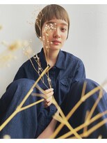 サンプラス(san+)&nbsp;【柏原良亮】ミニマムショート×ベージュ