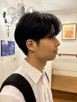 アライフ メンズセンター分けマッシュ