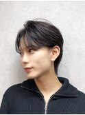 men's hair韓国ベリーショートカルマパーマニュアンスパーマ