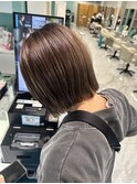 【高木】極細ハイライト×白髪ぼかし◎