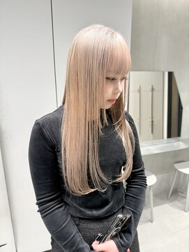 ソル 栄矢場町(SOL) ホワイトミルクティー/ミルクティーベージュ/名古屋美容院