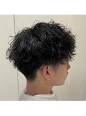 波巻きマッシュパーマソフトツイストスパイラルニュアンスパーマ