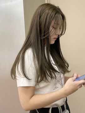 パークレーン アイス イヴェン(park lane ICI yeven) オリーブベージュ オリーブカラー ブリーチ無し