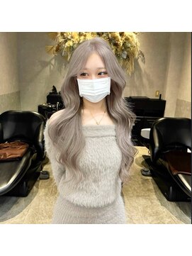 ロンド レア 天神大名店(Lond Le’a) ダブルカラーピンクベージュベージュカラーケアブリーチレイヤー