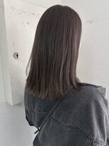 キャンバス バイ ネオリーブ 横浜西口(Canvas by neo.)&nbsp;セミディ セミロングレイヤー オリーブブラウンベージュ 横浜