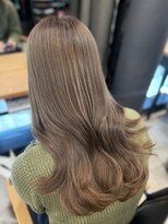 アリュウル 表参道 青山(Allure) ブリーチなしwカラー*ヘーゼルベージュ×レイヤーカット◯伊藤