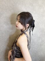 ウキ(uki)&nbsp;韓国ヘア　レイヤーカット　顔まわりカット　ヘアセット豊川