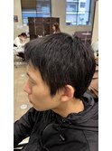 メンズ/ツイストパーマ/フェードカット/白髪ぼかし/ハイライト