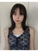 鎖骨ボブ 2wayバング　地毛風カラー
