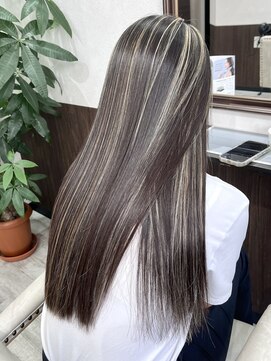 ベルヘアーデザイン 堺東(Belle hair Design) コントラストハイライト/外国人風/堺東