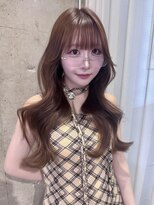 リリー(Lilley) ピンクブラウン×小顔レイヤー×韓国風巻き×髪質改善