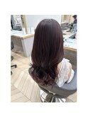 越谷　レイヤーカット×艶ブラウン