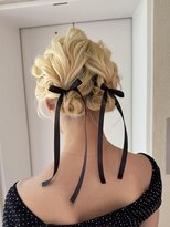 イマイ ケイアウラ(imaii k-aura)&nbsp;編み込みおだんごアレンジ