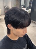 熊本メンズカット MEN'S HAIR シースルーマッシュ ウルフ