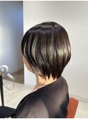 髪質改善ショートグラ