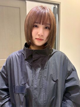 ファルファラ(farfara) 透明感ブラウンアッシュ/ショートボブ