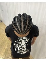 バイブアンドアネックス(VIBE & ANNEX) 地毛コーンロウ6本