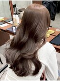 ブリーチハイライト髪質改善ダブルカラーレイヤーカット