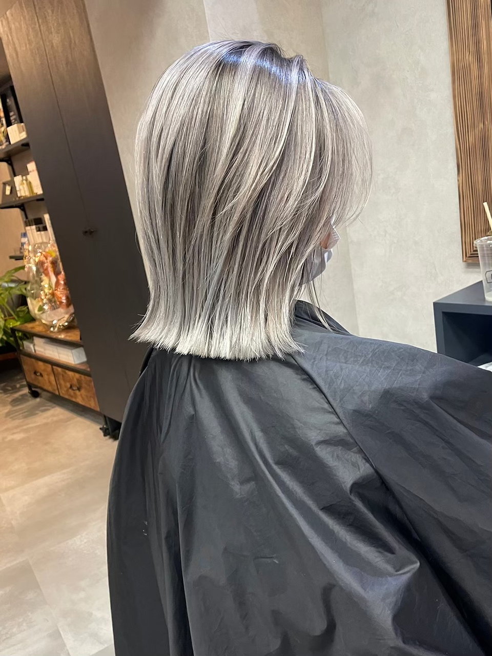 サニー 渋谷(SUNNY) バレイヤージュ、ハイライト、レイヤーロング、グレーベージュ