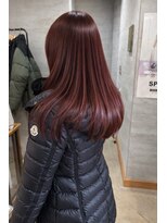 ヘアアンドビューティー クローバー(Hair&Beauty Clover)&nbsp;髪質改善カラー×ルビーワイン・ロング