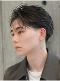 原宿メンズパーマニュアンスパーマフェザーパーマセンターパート