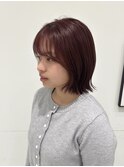 20代ブリーチ無しダブルカラーピンクカラー