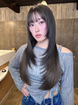 スカイ(SKY) 透明感カラー/髪質改善/縮毛矯正/韓国風レイヤーカット
